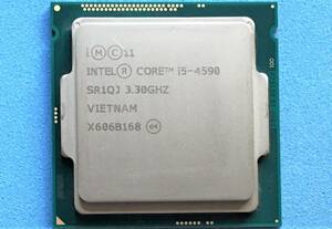 INTEL CPU　 Core i5-4590 　3.30GHz～3.70GHz 　4C/4T　SR1QJ 　FCLGA1150 　中古動作確認済み