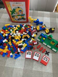 即決　送料無料　LEGO　レゴ　赤いバケツ　7336　基本セット　ブロック　　知育玩具