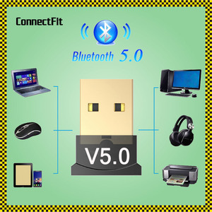 ワイヤレスusbのbluetooth 5.0 アダプタトランスミッター音楽受信機ミニBT5.0 ドングルオーディオコンピュータpcのラップトップタブレット