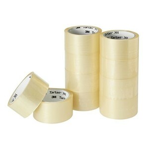 【現品限り】 タータン 梱包テープ 48ｍｍ×49ｍ 3M 10巻パック 301T－4849－10R ガムテープ