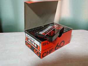 SONYソニー オーディオ録音用ステレオカセットテープ！ 1箱(10巻) 未使用未開封！ CHF60 送料無料！