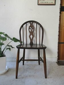 ■店頭価格￥３８５００■アーコールシスルバックチェア４■英国Ercol ヴィンテージチェア 木製・古木椅子■イギリス