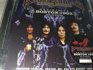 ブラック サバス 1992年 ライブ ボーナスDVD付き Stereo Soundboard Black Sabbath Live In Boston USA