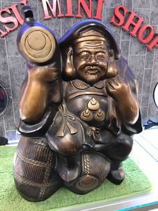 銅製 仏像 大黒様仏教美術 置物 重さ 22.6kg