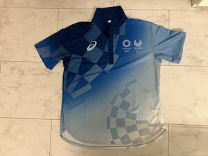 【新品！】東京オリンピック2020 ポロシャツ Lサイズ ボランティア ユニフォーム アシックス パラリンピック TOKYO2020