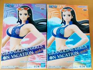 ★即決有 未開封 ワンピース GRANDLINE GIRLS ON VACATION NICO ROBIN ニコ・ロビン 2種セット プライズ フィギュア 検 ウタ FILM RED