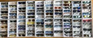 展示品格安最新定番商品アイウェアーサングラス&メガネ120本セット