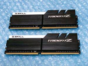 G.SKILL TRIDENT Z F4-3200C16D-16GTZKW16GB 中古品 DDR4 3200 PC4 25600 