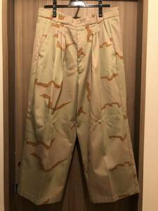 定価69300円 Bless ultrawidepleated camouflage sizeM / camiel fortgens margiela cristaseya toogood over jogging jeans aknitter