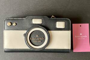 新作ケイトスペード kate spade New York 2つ折りカード財布 カメラ アメリカ直営店購入