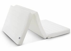 エアウィーヴ スマートZ01 ダブル マットレス 三つ折り airweave程よい硬さ 厚さ9㎝ 日本製 洗える　畳 1-250031-1 ホワイト