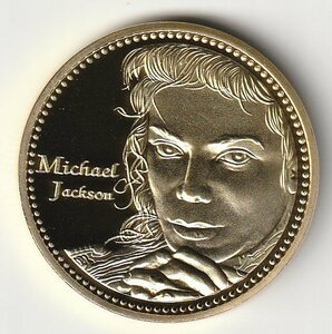 マイケルジャクソン 肖像画コイン メダル Michael Jackson