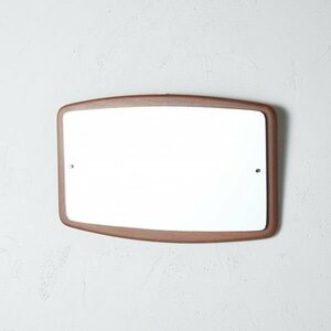 IZ62381F★デンマーク CLARK EATON ウォールミラー 北欧 ヴィンテージ 木製 チーク 壁掛け 鏡 姿見 ミッドセンチュリー ビンテージ モダン