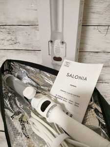 SALONIA　サロニア　カールヘアアイロン ホワイト　32mm MAX210℃　ヘアアイロン　SL-008SW セラミックヘアアイロン　白