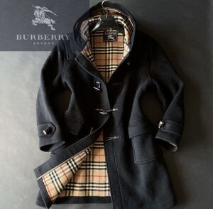 ●最高傑作BURBERRY ●ダッフルコート 定価24万 メルトンspeciality duffel !!【高級イングランド製】メンズ バーバリー50/XL