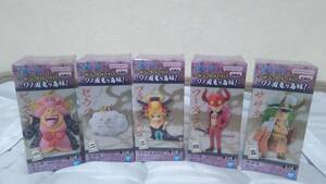 ワンピース ワノ国 鬼ヶ島編1 全5種 ササキ ビッグマム ゼウス ブラックマリア フーズフー ワールドコレクタブルフィギュア ワーコレ