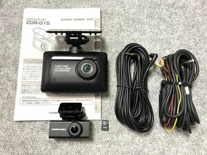 c5 美品 コムテック COMTEC 2カメラ ドライブレコーダー 駐車監視付　ZDR-015 