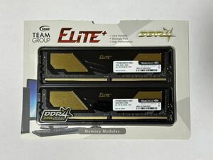 TEAM ELITE DDR4-2666MHz 16GB (8GB×2枚) TPD48G2666HC19BK 動作確認済み