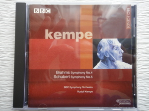ケンペ／ブラームス 交響曲第4番他 BBC交響楽団 1976 輸入盤