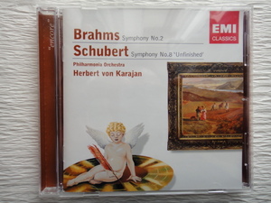 カラヤン／ブラームス 交響曲第2番他　フィルハーモニア管弦楽団 1955 輸入盤