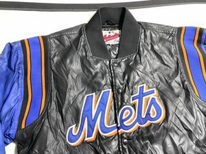 90sビンテージ マジェスティック ニューヨーク メッツ MLB スタジャン Authentic New York Mets majestic DIAMOND COLLECTION 中古