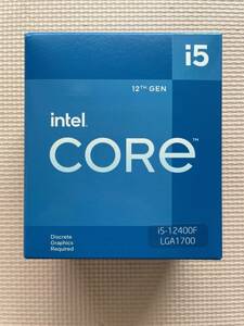 美品 Intel Core i5 12400F 2.5-4.4GHz/6C12T LGA1700 12世代