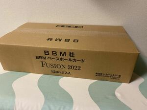 【未開封カートン/12ボックス入り】【ヤマト宅急便送料無料】 2022 BBM FUSION