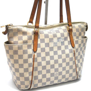 ジャンク品 ルイヴィトン LOUIS VUITTON ダミエ アズール トータリーPM ショルダーバッグ トート N51261 TJ3174 正規品保障