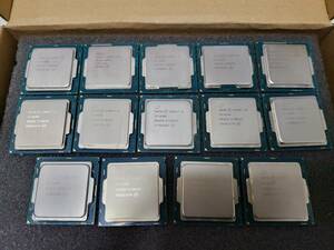 Intel CPU 計14枚まとめ売り Core i7 6700 4770 Core i5 9400 7600 4590 Core i3 6100