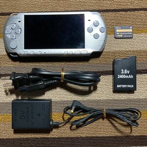 PSP PSP-3000 ミスティックシルバー 一式セット