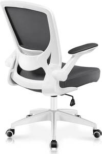  KD9060-白　デスクチェア 椅子 パソコン テレワーク 椅子 オフィスチェア 疲れない ワーキングチェア 人間工学 勉強 学習 