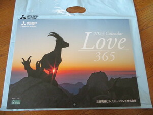 ★2023年 三菱電機ビルソリューションズカレンダー ★動物 Love/365★