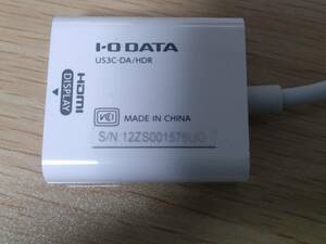 映像変換アダプタ [USB-C オス→メス HDMI] 4K HDR対応 US3C-DA/HDR 