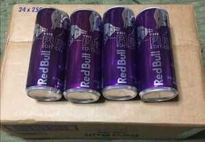 レッドブル 紫　パープルエディション　キリンビバレッジ　エナジードリンク　24本　ワンケース　紫のレッドブル　缶ジュース　250ml