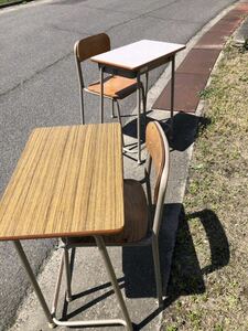 学習塾用の机と椅子セット
