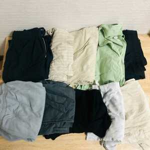 H&M メンズ ズボン スラックス ワイシャツ Tシャツ ワイドパンツ 大量 24着 まとめ売り 卸売 転売