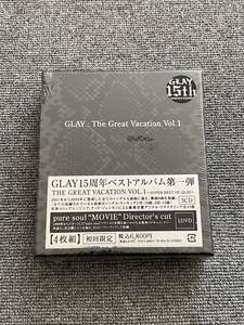 THE GREAT VACATION VOL.1~SUPER BEST OF GLAY~(初回限定盤B)(DVD付) CD+DVD, Limited Edition GLAY