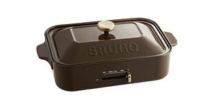 １円～ 未使用品 BRUNO ブルーノ コンパクトホットプレート ブラウン BOE021-BR