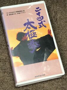 二十四式太極拳 (日本武術太極拳連盟 段・級制度対応学習ビデオ VHS)