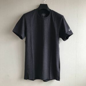 アシックス　メンズ　ウールブレンドTシャツ　黒系M　定価6050円　2031A938
