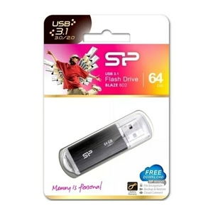 キャップ式USB3.1 64GB(Silicon Power）SP064GBUF3B02V1K【1円スタート出品・新品・送料無料】