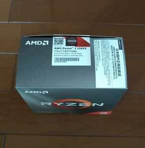 AMD Ryzen3 3300X BOX [4コア8スレッド・Socket AM4・TDP65W] 【動作確認済・送料無料】