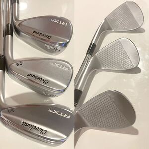 【中古品】クリーブランド ウエッジ RTX4 48° 52° 58° 3本セット DG200 (S) Cleveland