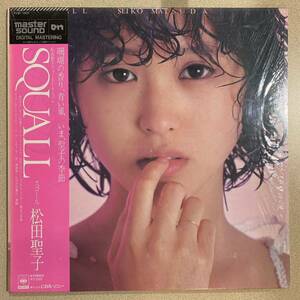 シュリンク 美品 松田聖子 / SQUALL スコール30AH 1607 / MASTER SOUND 高音質 LPレコード 