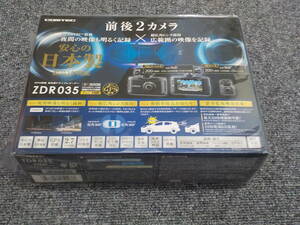 【送料無料】　新品未使用　COMTEC コムテック 前後2カメラ　 広範囲記録　ドライブレコーダー　ZDR035