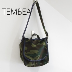 送料込 匿名配送 TEMBEA　テンベア　２WAY トートバッグ　ショルダーバッグ　迷彩　斜め掛けバッグ　