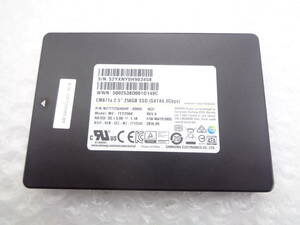 1円～ SAMSUNG MZ-7TY2560 SSD 256GB SATA 使用時間:9665時間 中古動作品