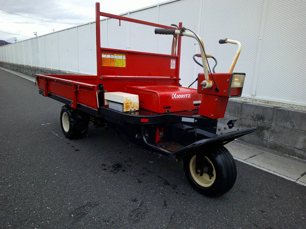 新潟県長岡発」クボタ運搬車SC156DC 250キロ積み手動ダンプ動作確認