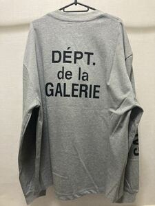 【新品未使用】GALLERY DEPT 袖ロゴ　長袖Tシャツ XLサイズ　ギャラリーデプト　ロンT 