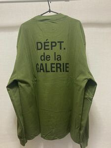 【新品未使用】GALLERY DEPT 長袖Tシャツ 袖ロゴ　XLサイズ　ギャラリーデプト　ロンT 